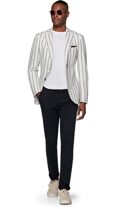 Havana Off White Stripe Jacket