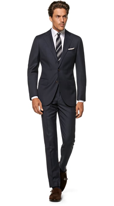 Lazio Navy Plain Jacket