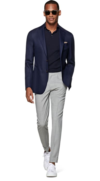 Havana Navy Plain Jacket