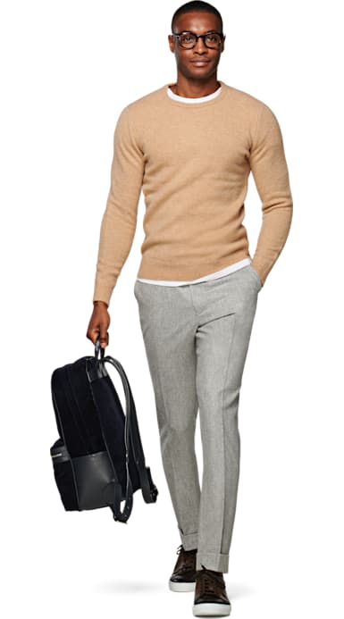 Camel Crewneck