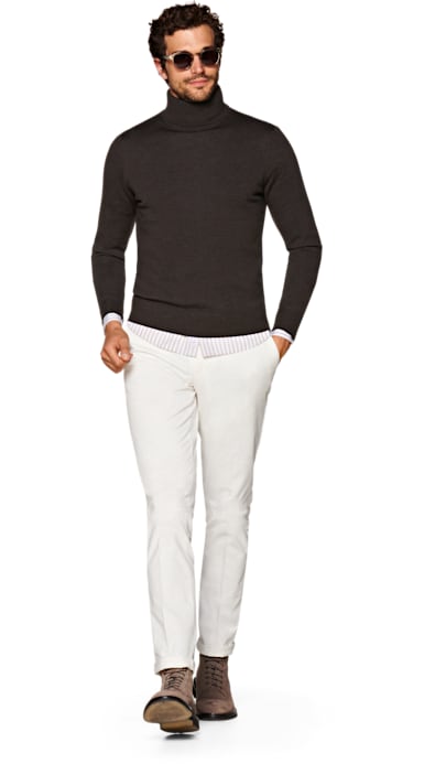 Brown Turtleneck