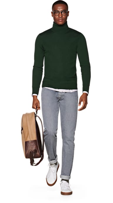 Emerald Green Turtleneck