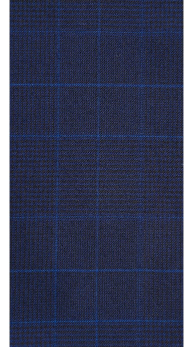 La Spalla Blue Check Suit
