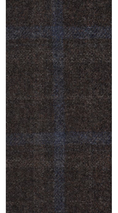Lazio Brown Check Suit