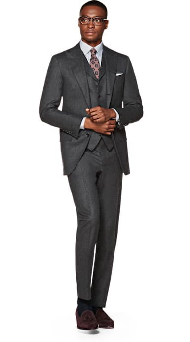 Washington Grey Plain Suit