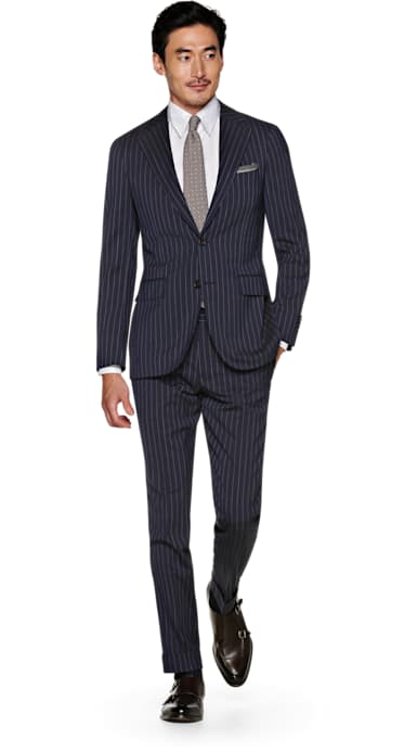 Jort Blue Stripe Suit