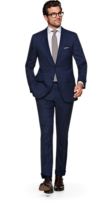 Jort Blue Check Suit