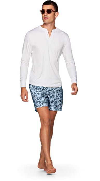 Blue Swim Shorts