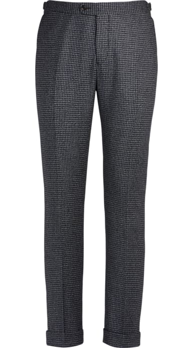 Jort Blue Fishtail Trousers