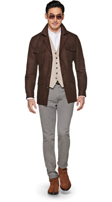 Light Brown Waistcoat