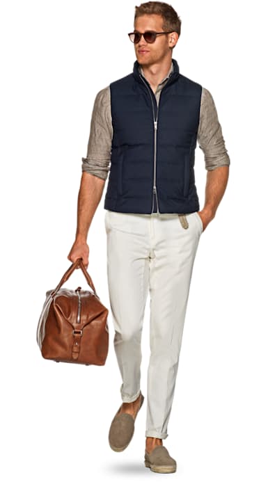 Navy Padded Vest