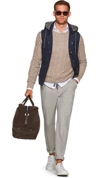 Blue Padded Vest