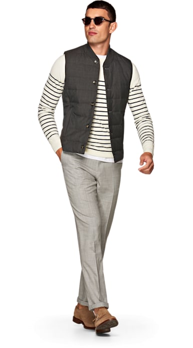 Brown Padded Vest