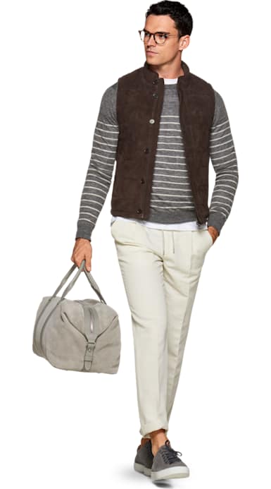 Brown Padded Vest