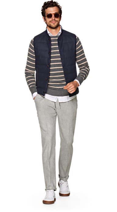 Blue Padded Vest