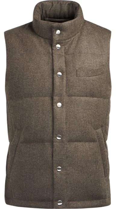 Brown Padded Vest