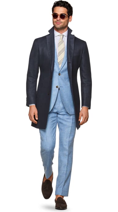 Navy Overcoat