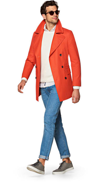 Jort Orange Raincoat