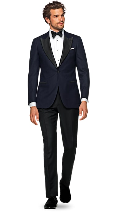 Lazio Navy Plain Dinner Jacket
