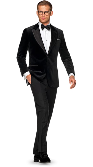Lazio Black Plain Dinner Jacket