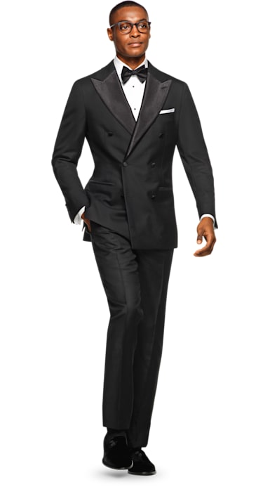 Havana Black Plain Tuxedo