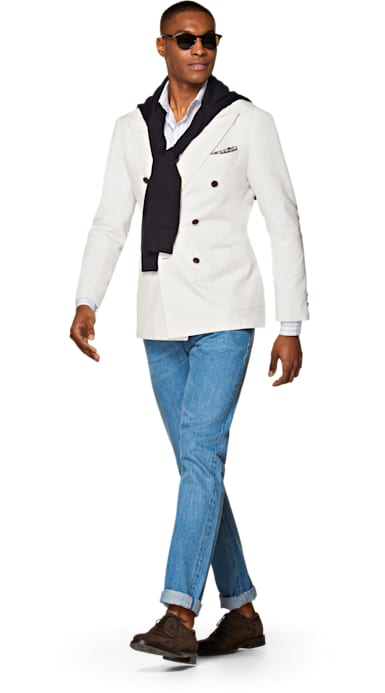 Jort Off White Plain