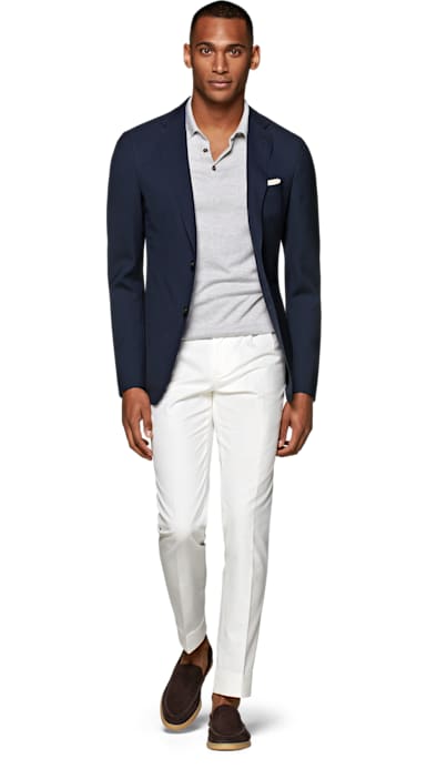 Havana Jacket Navy Plain