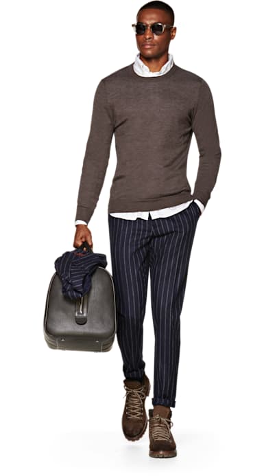 Brown Crewneck