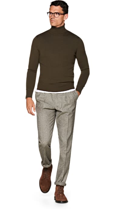 Green Turtleneck