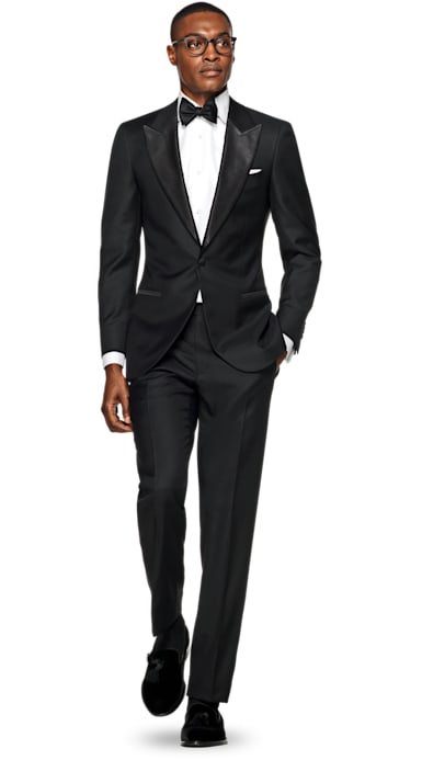 Lazio Black Plain Tuxedo