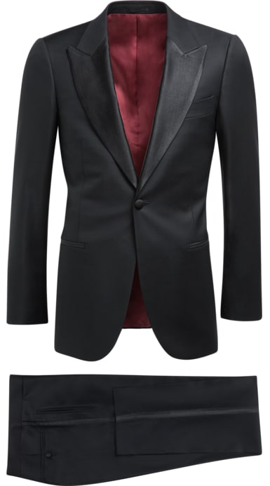 Lazio Black Plain Tuxedo