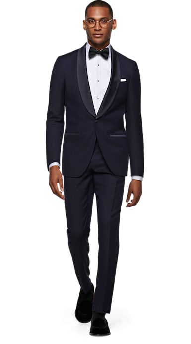 Havana Blue Plain Tuxedo