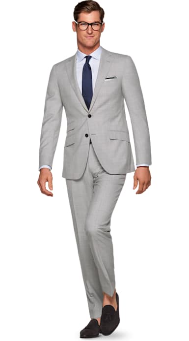 Sienna Light Grey Plain