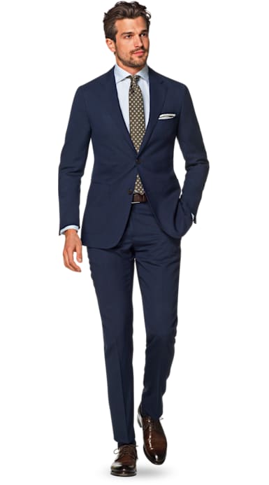 Havana Blue Houndstooth