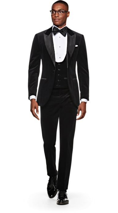Lazio Black Plain Tuxedo
