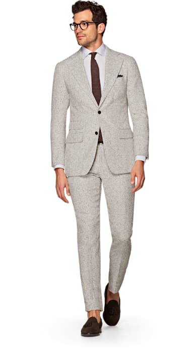 Havana Light Brown Check