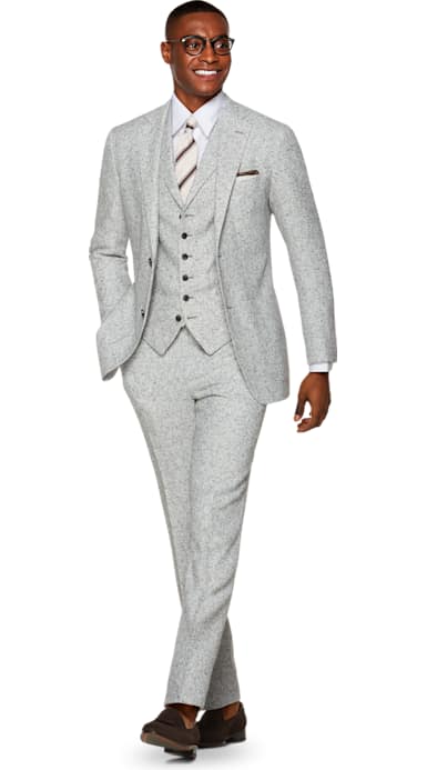 Havana Light Grey Herringbone