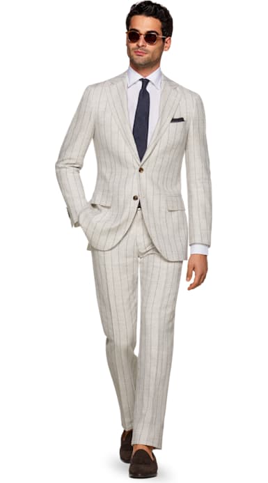 Lazio Light Brown Stripe