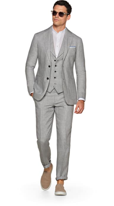 Havana Grey Houndstooth