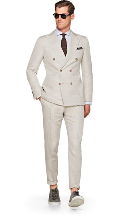 Havana Light Brown Herringbone