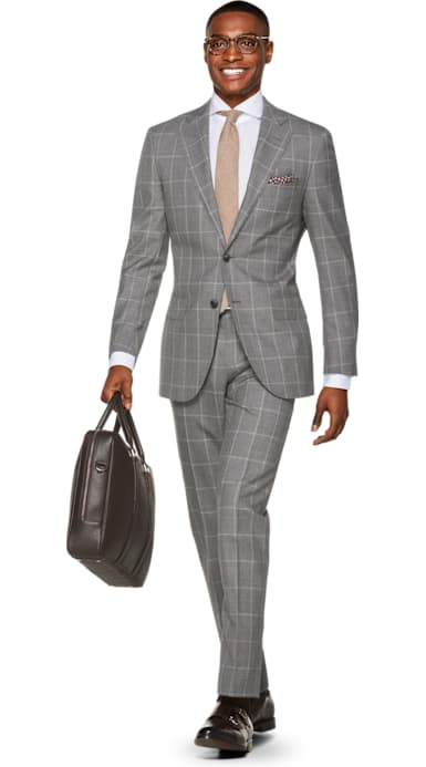 Lazio Grey Check