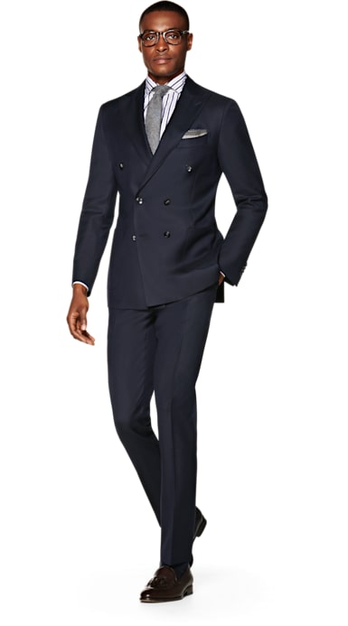 Havana Navy Plain Suit