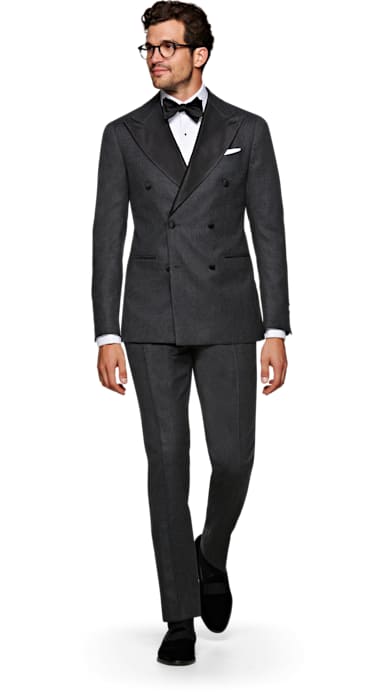 Havana Grey Plain Tuxedo