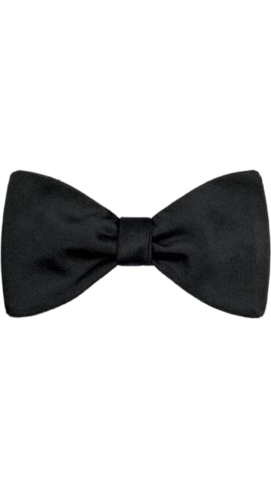 Black Self-tie Bow Tie
