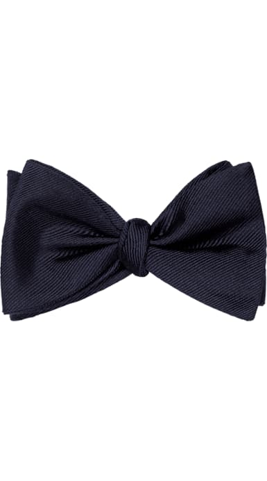 Navy Self-tie Bow Tie