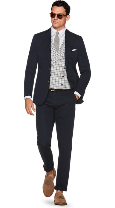 Navy Trousers