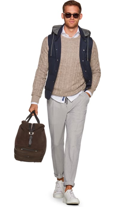 Navy Trousers