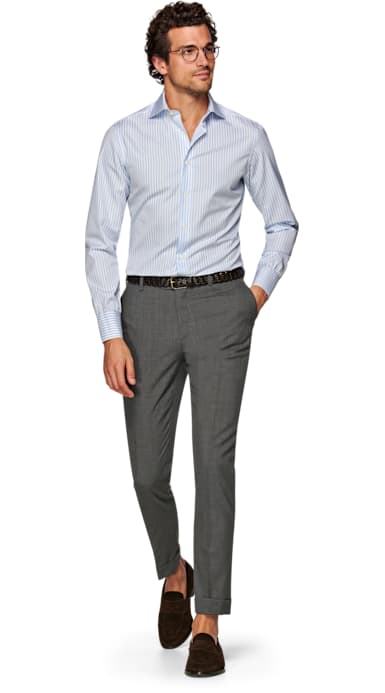 grey trousers new look