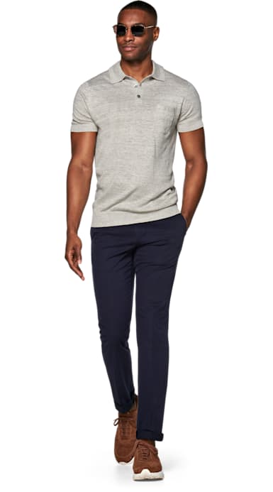 Navy Trousers