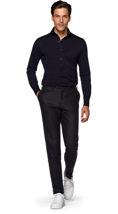 Navy Trousers